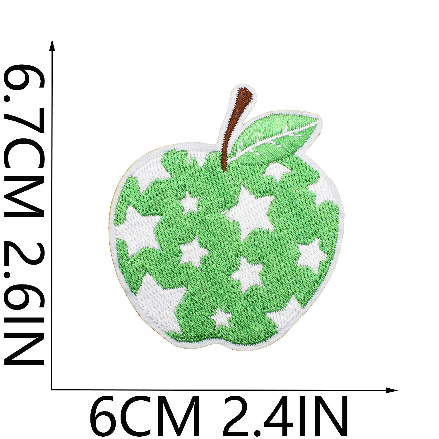 Wholesale Artistic Apple Embroidery Patch
