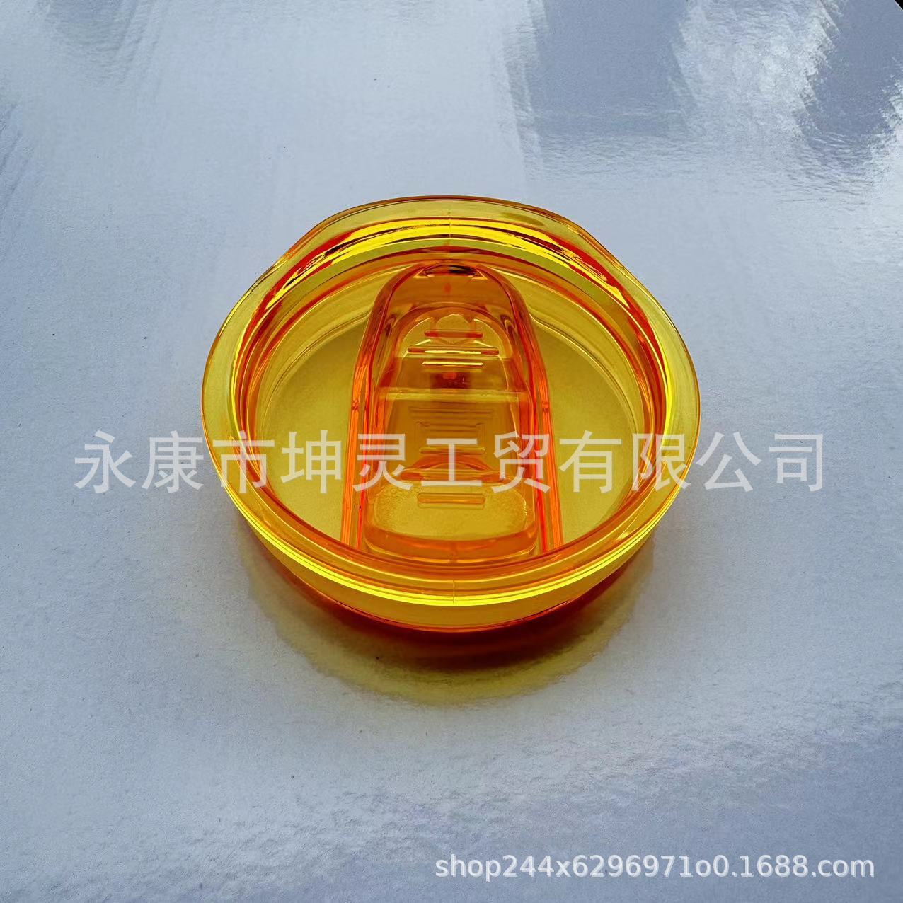 Wholesale 50pcs Glass Colored Stainless Steel Plastic Push Cup Lid