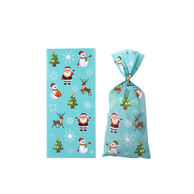 Wholesale Christmas Element Printing Santa Claus Candy Baking Dim Sum Pocket