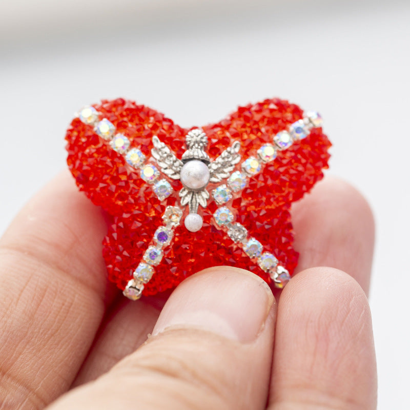 Wholesale 10pcs Acrylic Butterfly Diamond Ball String Beads