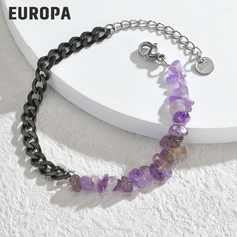 Wholesale Titanium Steel Gravel Bracelet