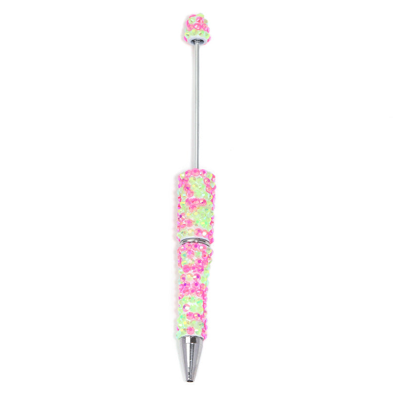 Wholesale 5pcs Full diamond DIY bead pen colorful resin diamond bead pen