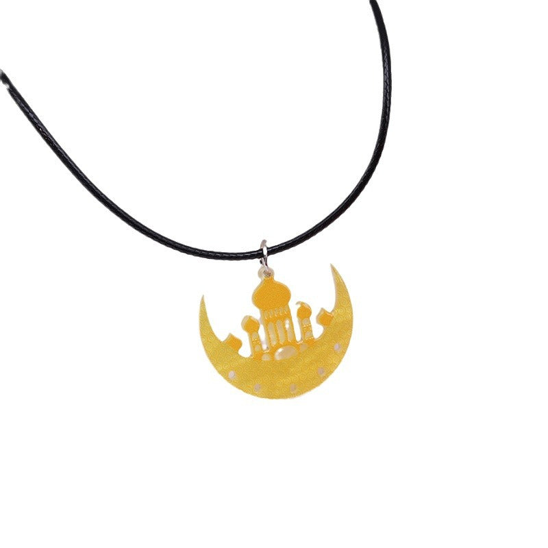 Wholesale Moon Star Acrylic Pendant