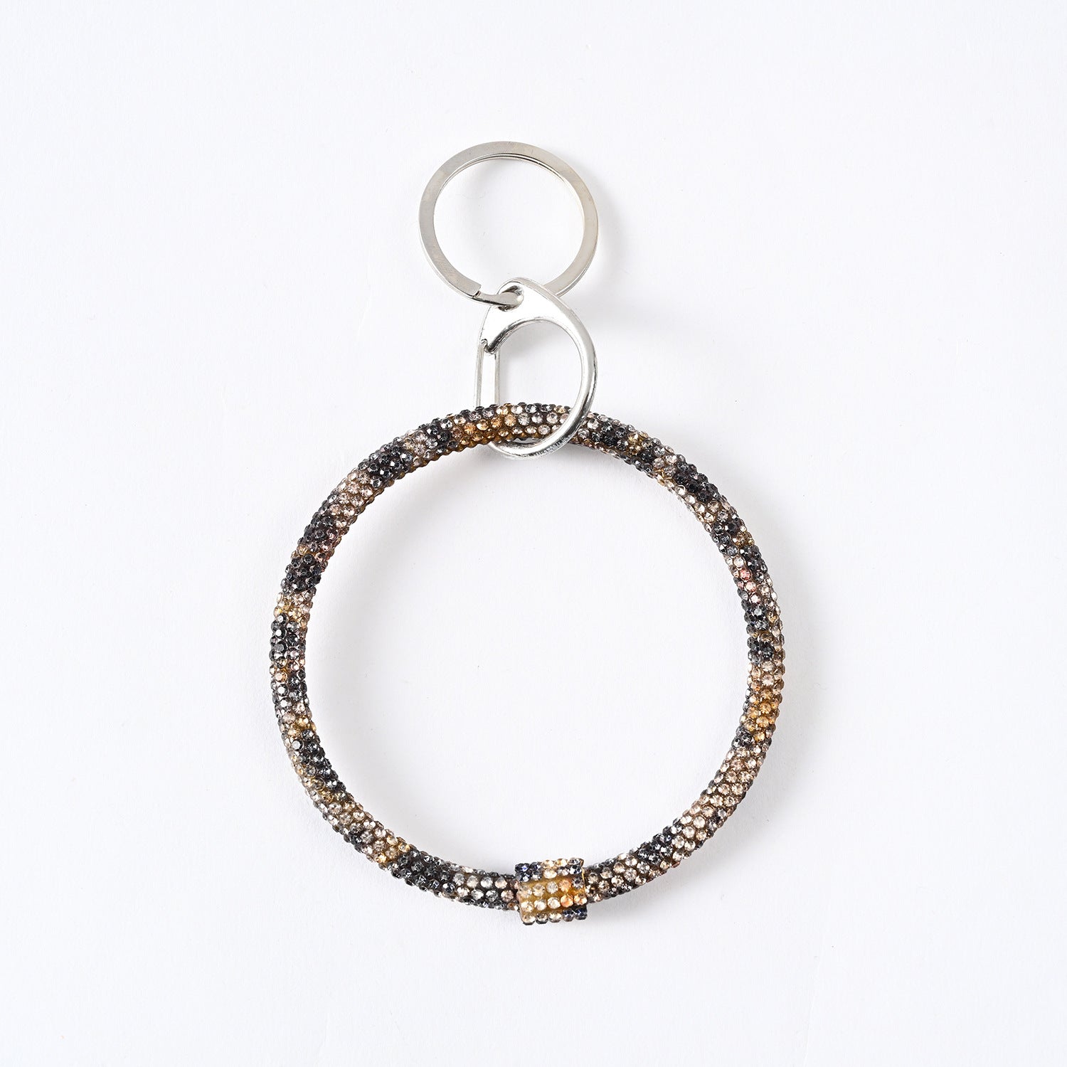 Wholesale rhinestone wrist silicone keychain