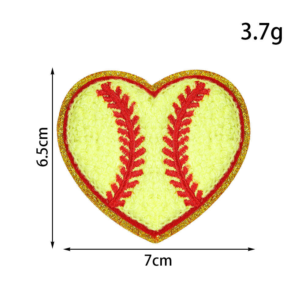 Wholesale Ball embroidery patches and various sports badge patches