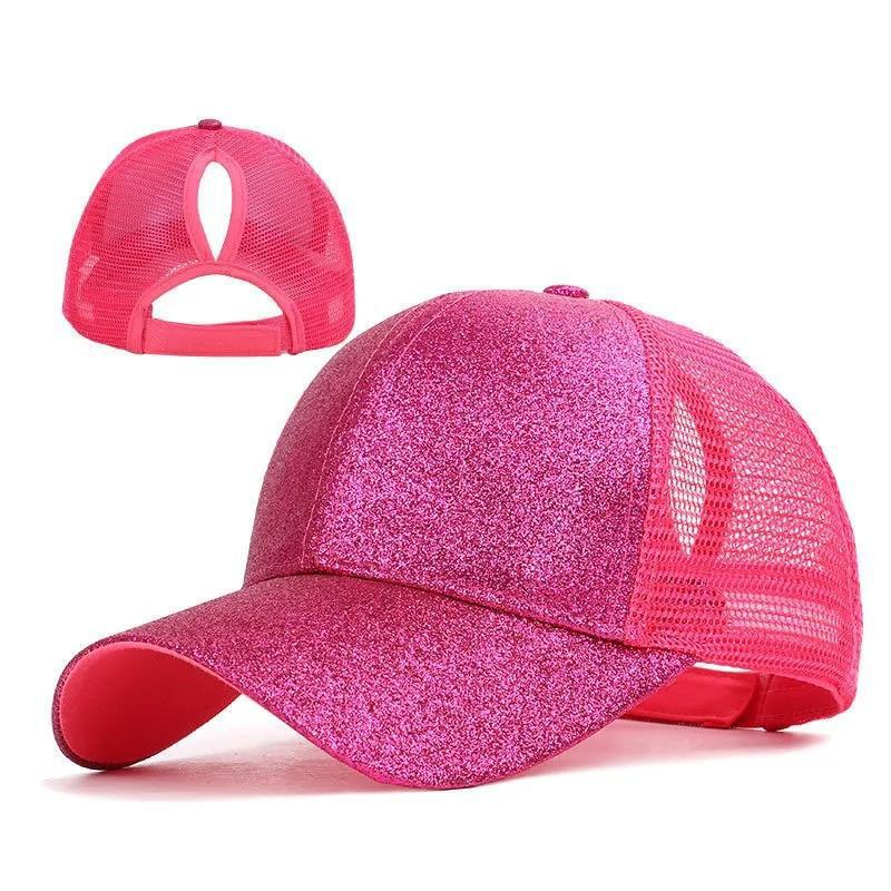 Wholesale Open Ponytail Hat Mesh Outdoor Casual Baseball Cap