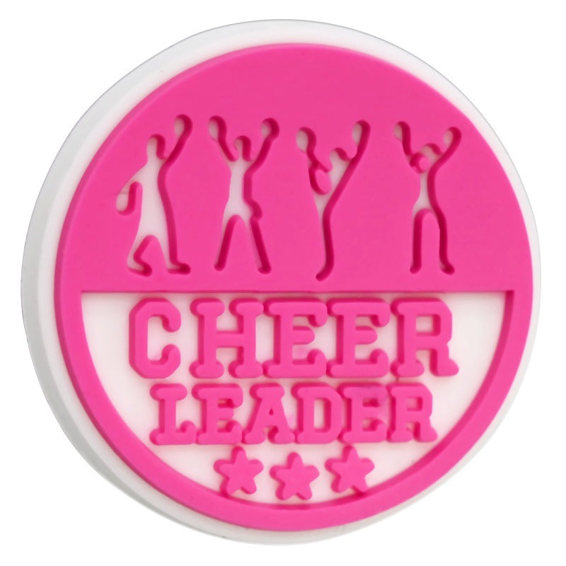 Wholesale  Random 100pcs/pack   Cheerleader Series Beaded DIY Charcoal Beads