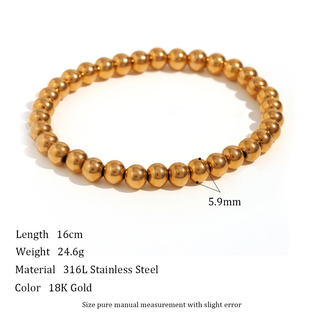 Wholesale Vintage Bead Stainless Steel Bracelet