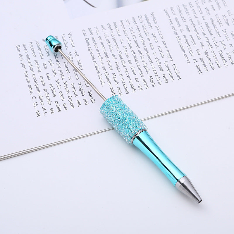 Wholesale 2pcs Electroplate Color Sugar Beadable Pens Rhinestone DIY Pens