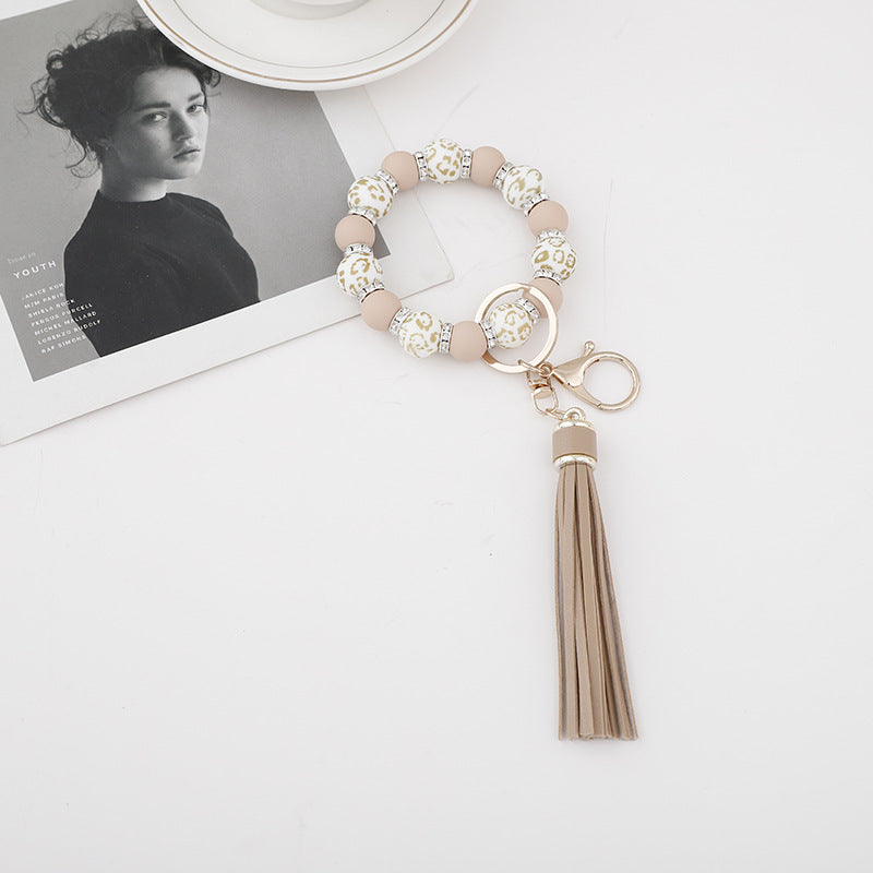 Wholesale 10pcs Halloween Ghost Butterfly Fairy Silicone Tassel Wrist Keychain