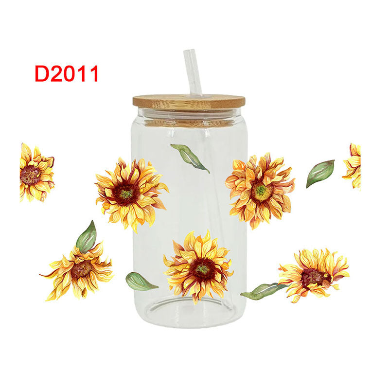 Wholesale 16oz Heat Transfer Printing Cup Sticker