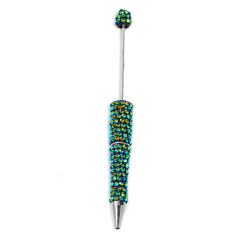 Wholesale 5pcs Full diamond DIY bead pen colorful resin diamond bead pen