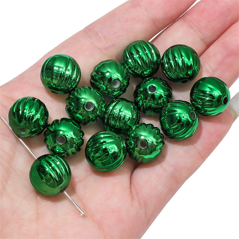 Wholesale Christmas Acrylic Pumpkin Beads Ball