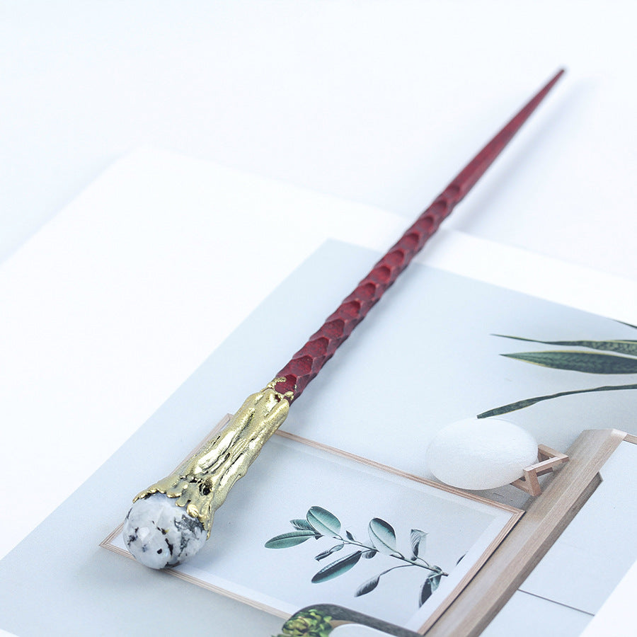 Wholesale Crystal Wood Magic Wand, Scepter, Fairy Elemental Ritual Prop