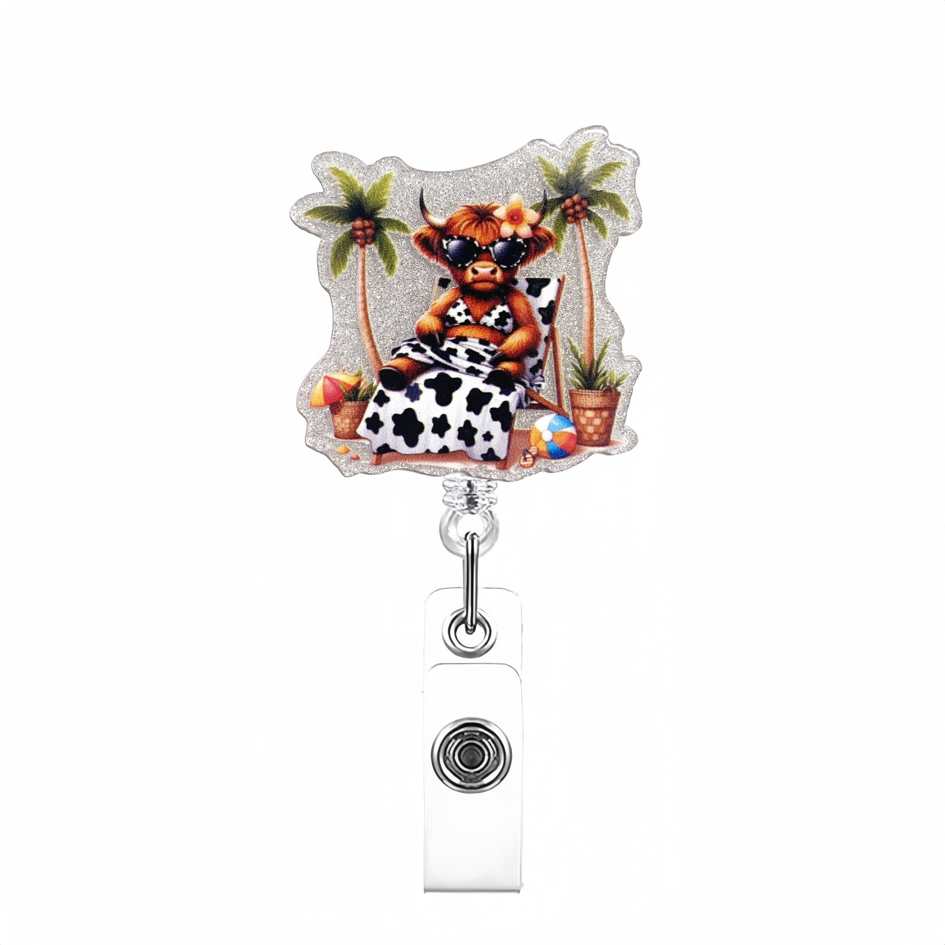 Wholesale Lovely Animal Retractable Keychain