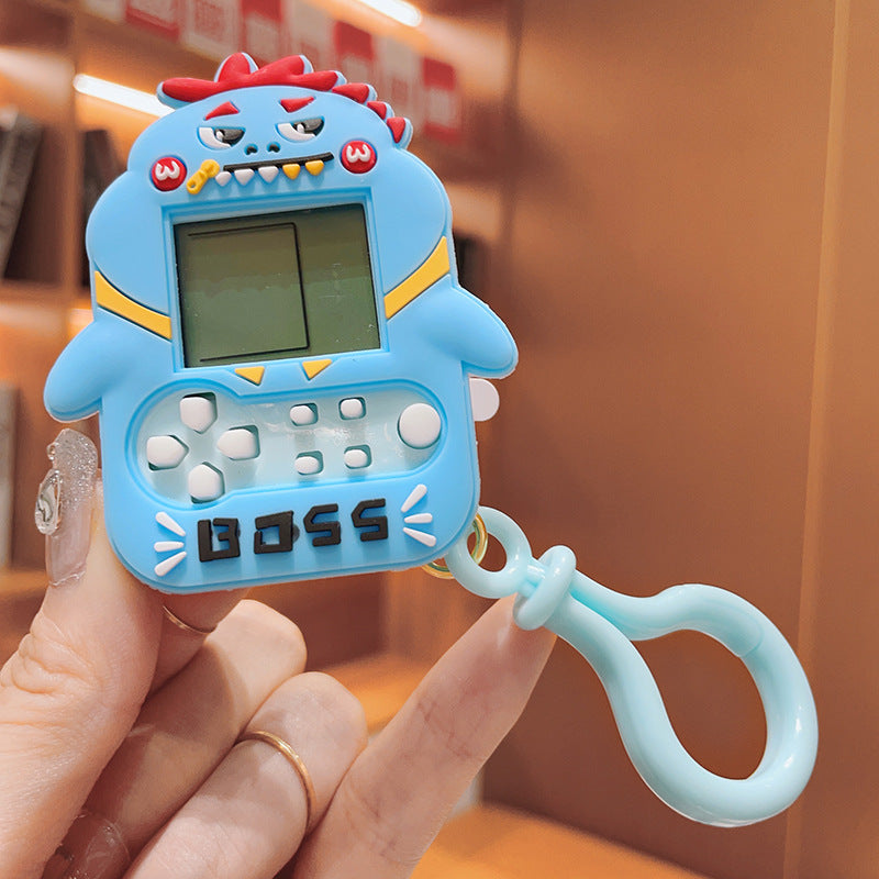 Wholesale Cartoon Dinosaur Game Machine Zinc Alloy Keychain