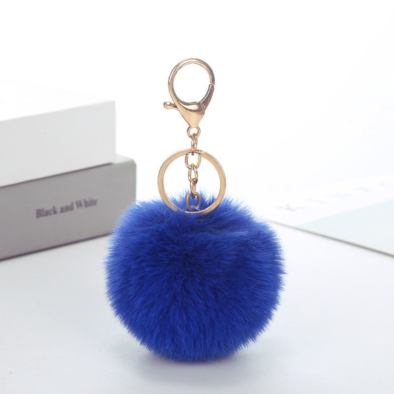 Wholesale Imitation rabbit fur ball keychain
