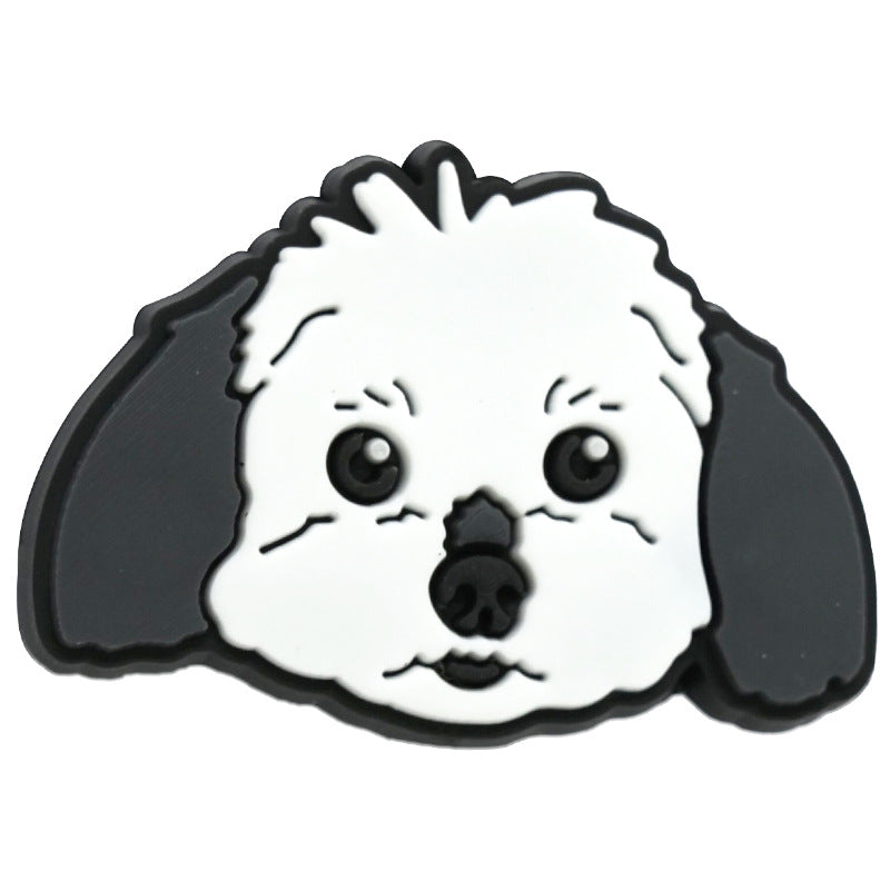 Wholesale  Random100pcs/pack Cute Pet Dog Series Cartoon Beads