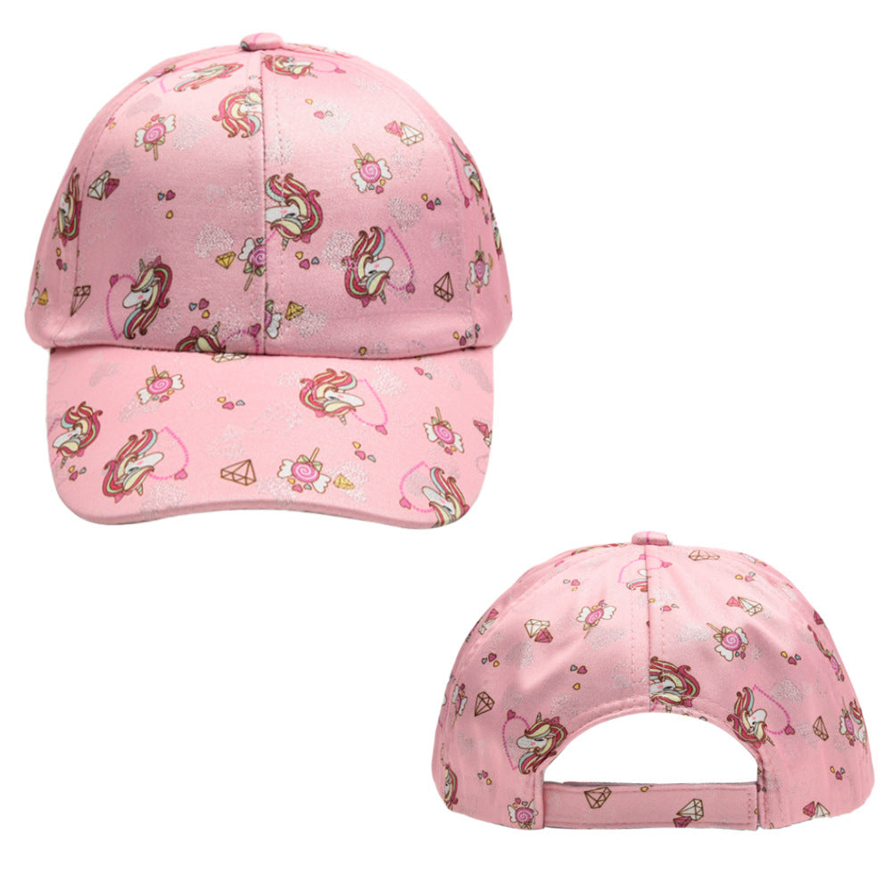 Wholesale Polyester Kids Unicorn Kids Baseball Cap