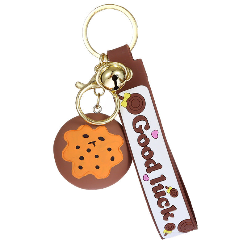 Wholesale Simulation Food Cookies Resin Keychain