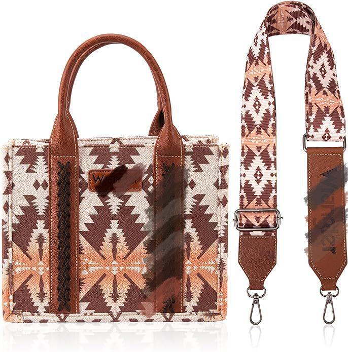 Wholesale Bohemian Canvas Single Shoulder Diagonal Cross Bag Vintage Aztec Ethnic Style Tote Bag