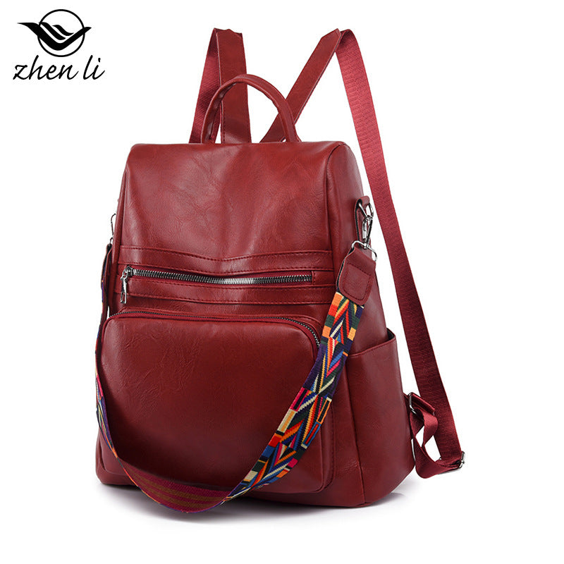 Wholesale High-end Fashion Large Capacity PU Women's Tote Backpack