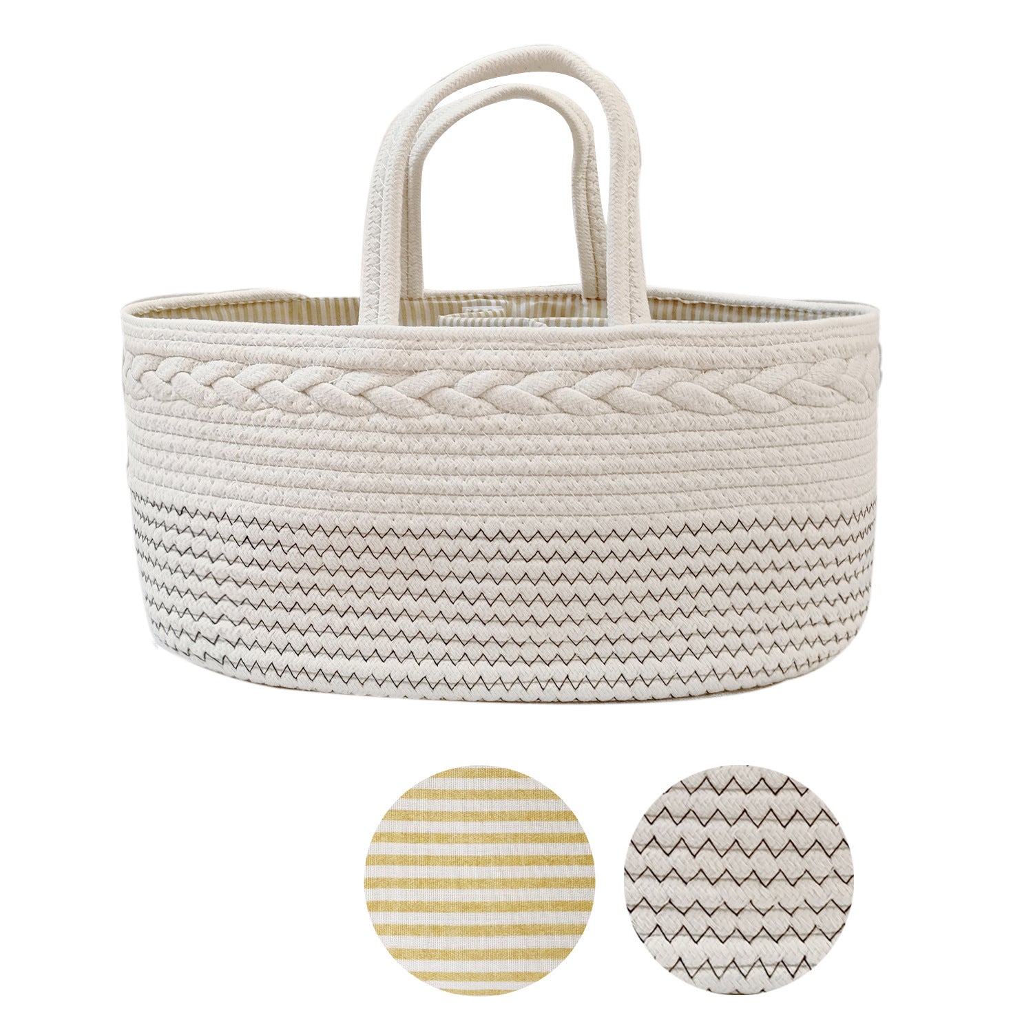 Wholesale Cotton Rope Foldable Storage Basket