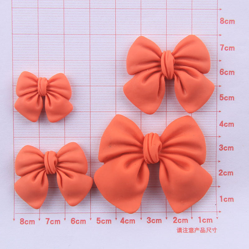 Wholesale Color Bow Resin Cream Glue Phone Case