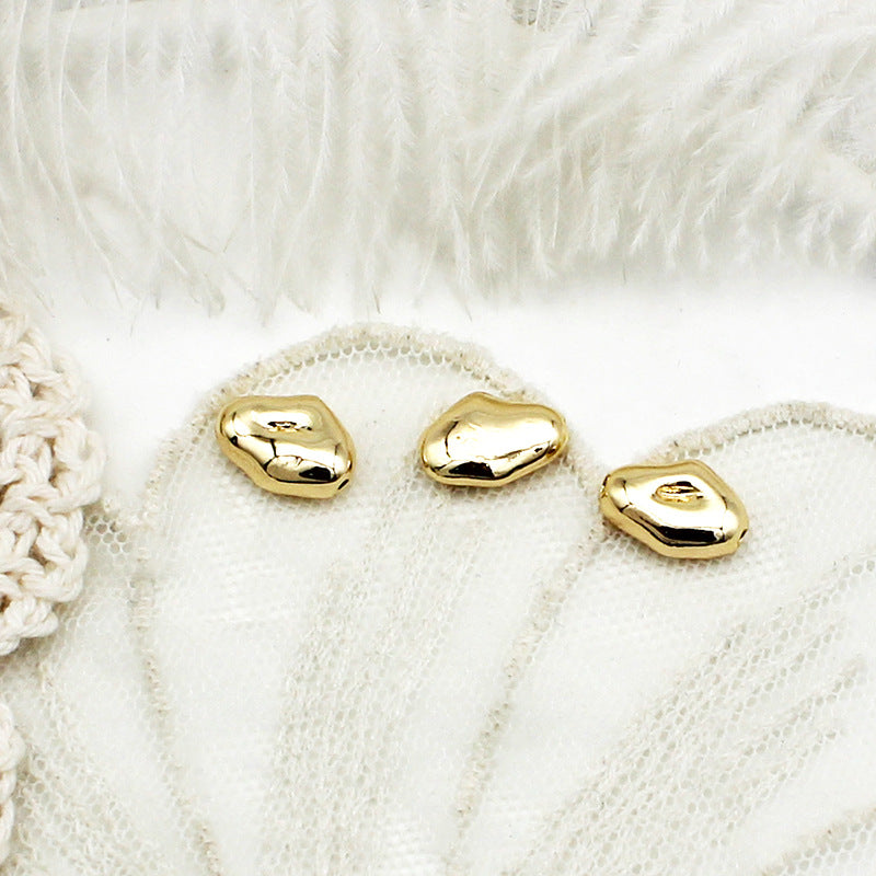 Wholesale Copper Irregular Baroque Stone DIY Jewelry Accessories