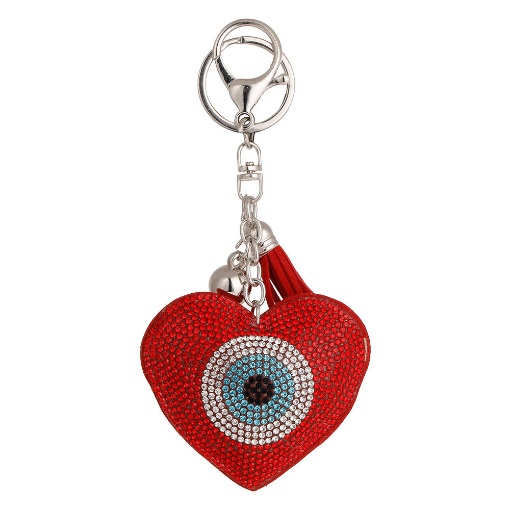 Wholesale Hot Diamond Devil's Eye Keychain
