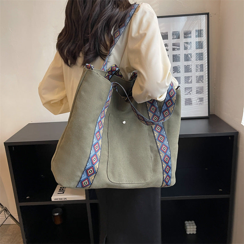 Wholesale Large Capacity Messenger Bag Canvas Bag