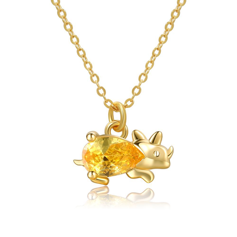 Wholesale Small Animal Elements 18K Gold Plated Color Preserve Necklaces
