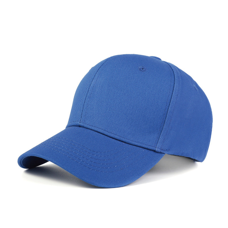 Wholesale Solid color all-match embroidered logo cap