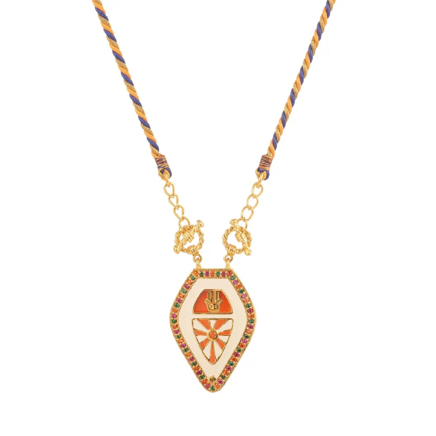 Wholesale Love Tarot Pendant Necklace Lucky Bead Chain Gold-plated Color Preservation