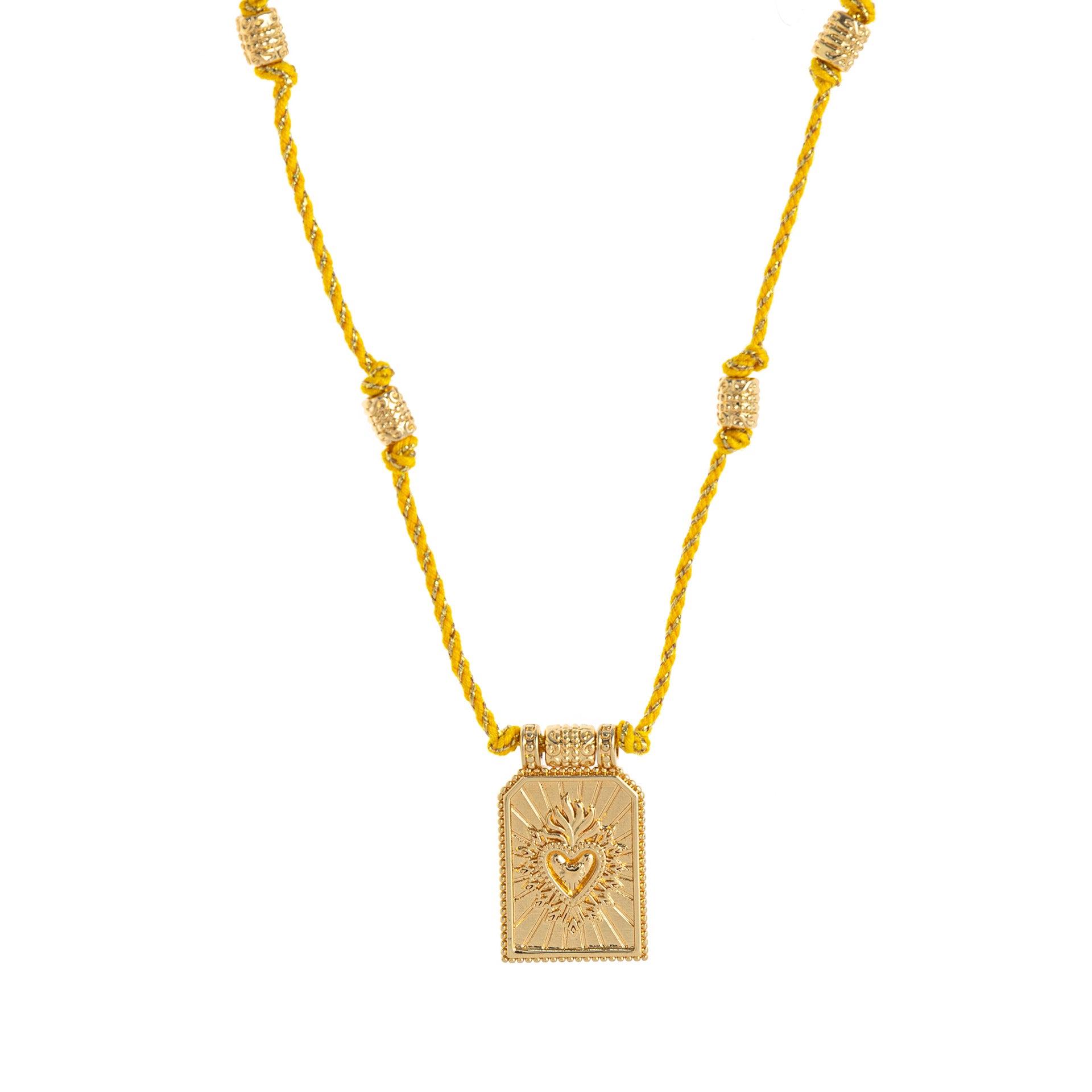 Wholesale Love Tarot Pendant Necklace Lucky Bead Chain Gold-plated Color Preservation