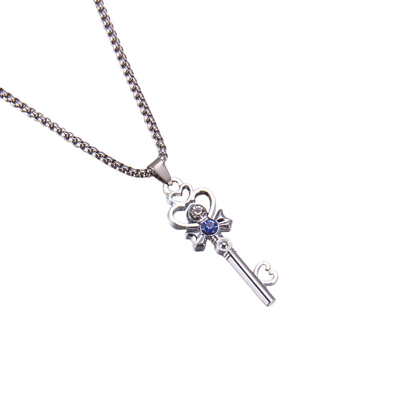 Wholesale Love Key Diamond Necklace