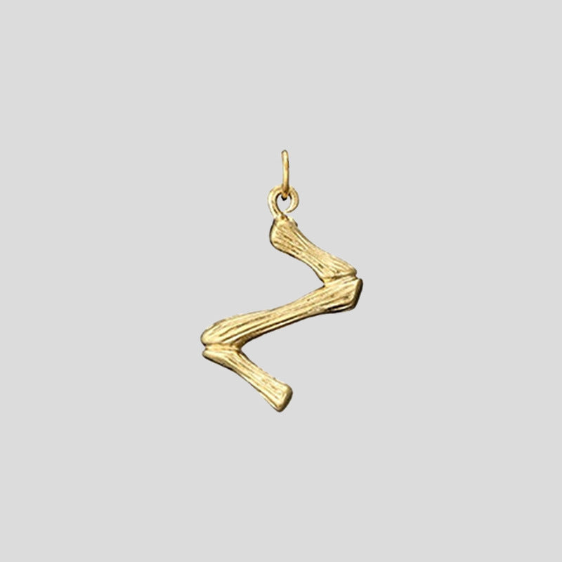 Wholesale 26 Letters Pendant Stainless Steel Gold Plated Necklaces