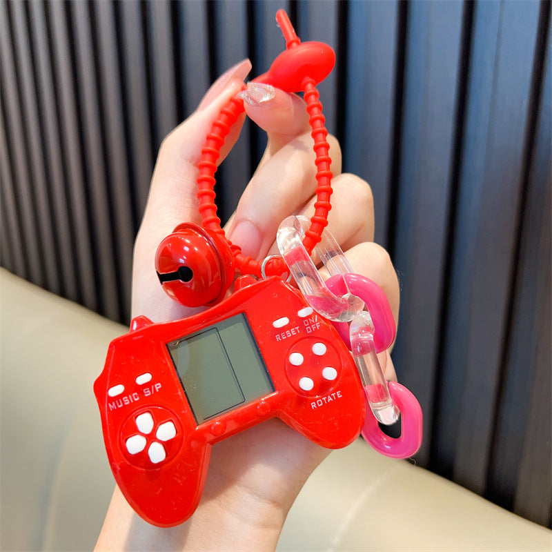 Wholesale Retro Mini Tetris Gamepad Game Console Plastic Keychain