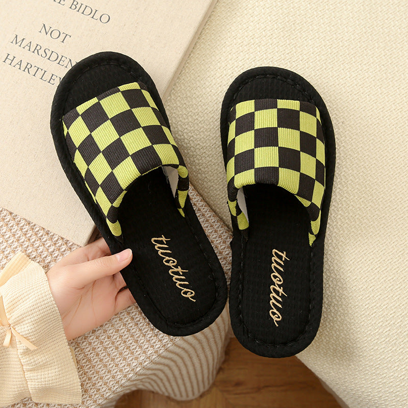 Wholesale Non-slip soft-soled couple indoor silent cloth-soled slippers