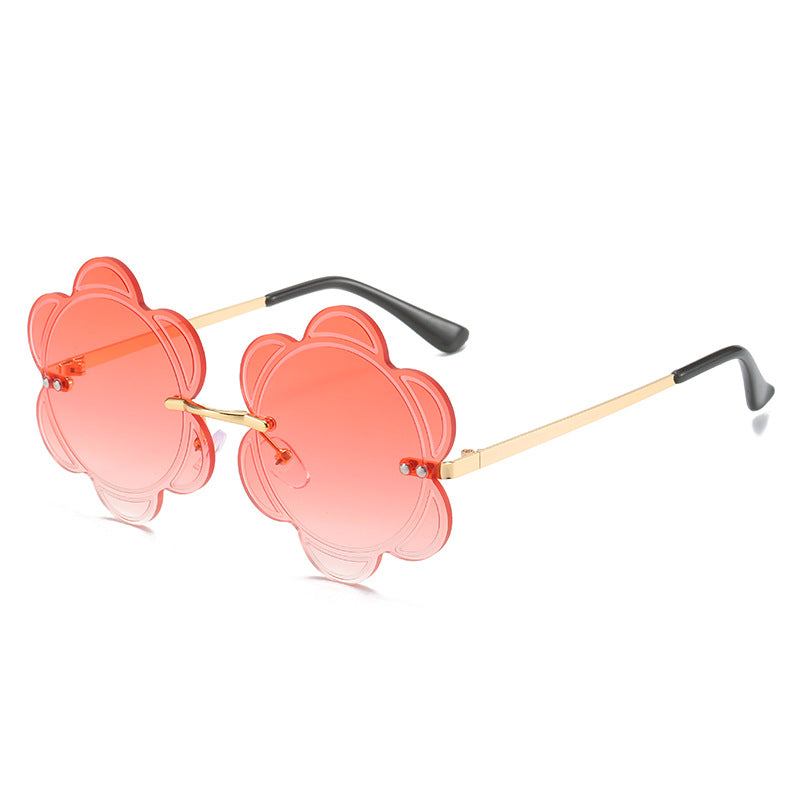 Wholesale Frameless Trimmed Sunflower Sunglasses