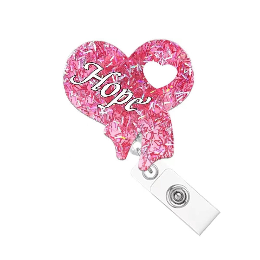 Wholesale  Hospital Staff Acrylic Badge Reel Doctor Nurse Organ Department Telescopic Easy Pull Buckle