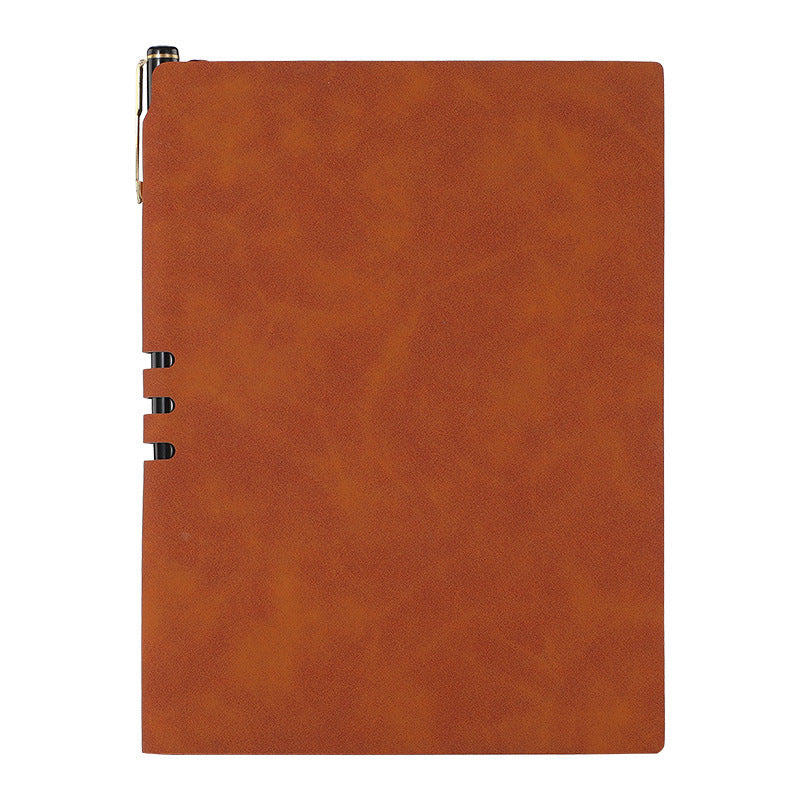 Wholesale A5 Business Office Work Leather Notebook