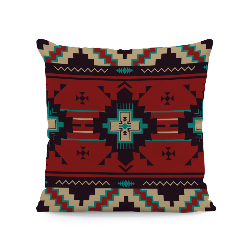 Wholesale of Western Style Aztec Polyester Pillow Covers