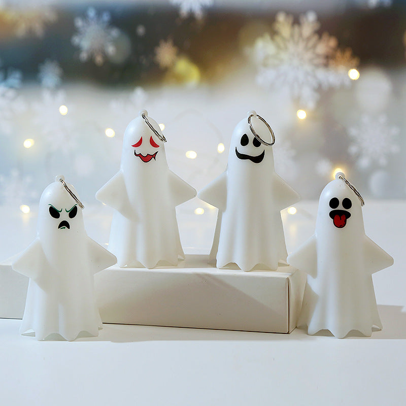 Wholesale Halloween LED Ghost Decoration Plastic Ornaments