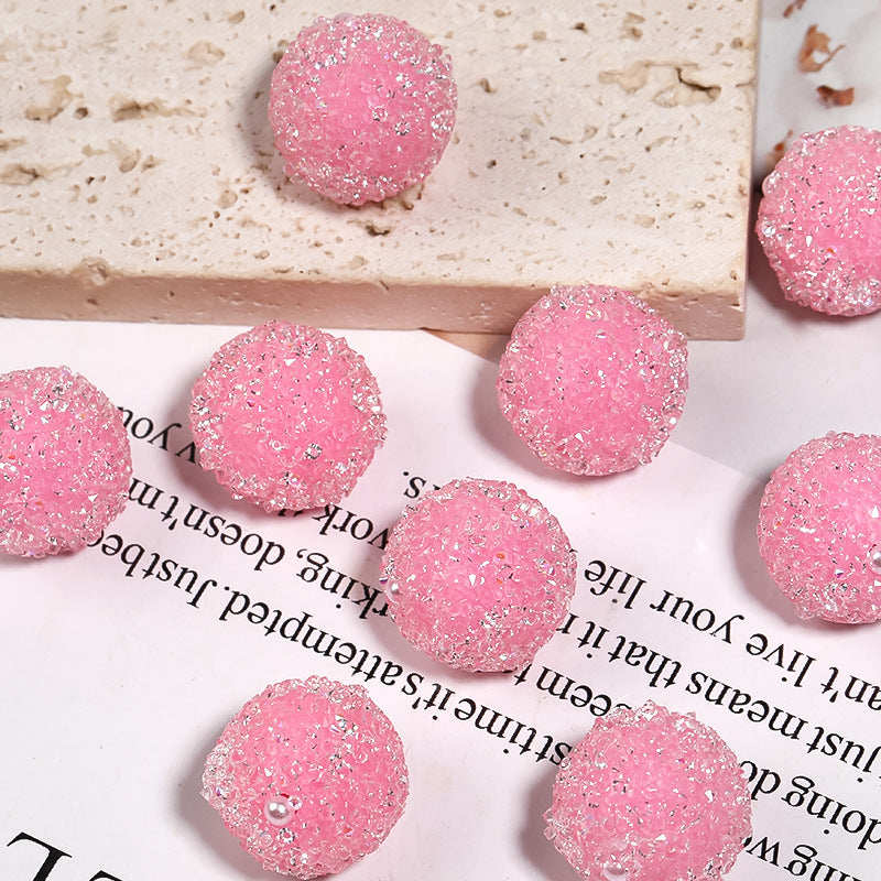 Wholesale DIY Sparkling Rhinestone Soft Sugar Beads