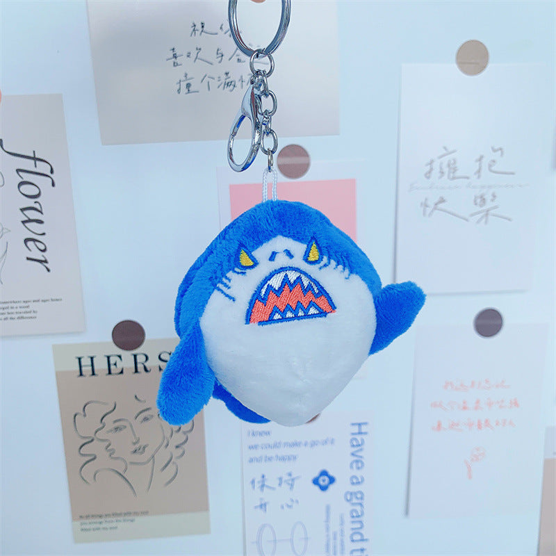 Wholesale Fierce Shark Plush Pendant Keychain
