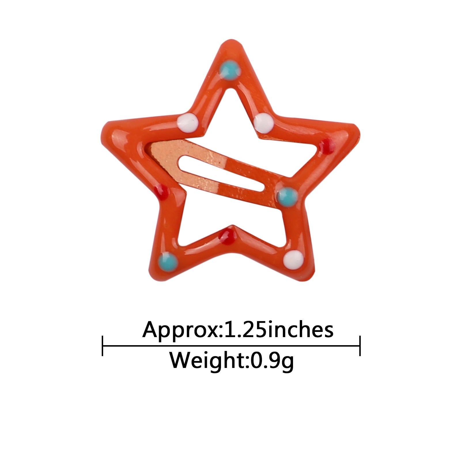 Wholesale Children's Broken Hair Candy Color Five-pointed Star Hair Clip