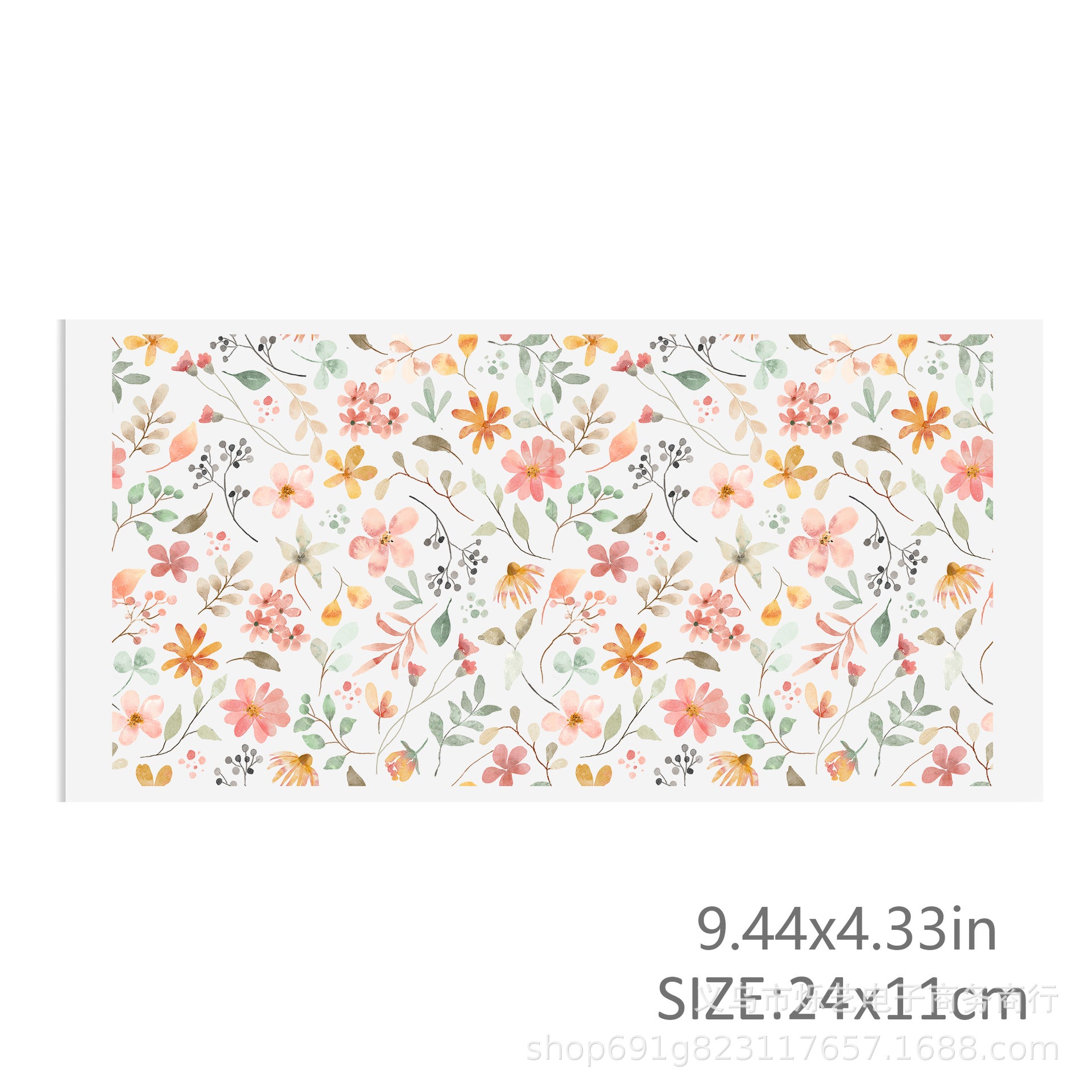 Wholesale 5pcs Butterfly Flower Print UV DTF Transfer Crystal Cup Sticker