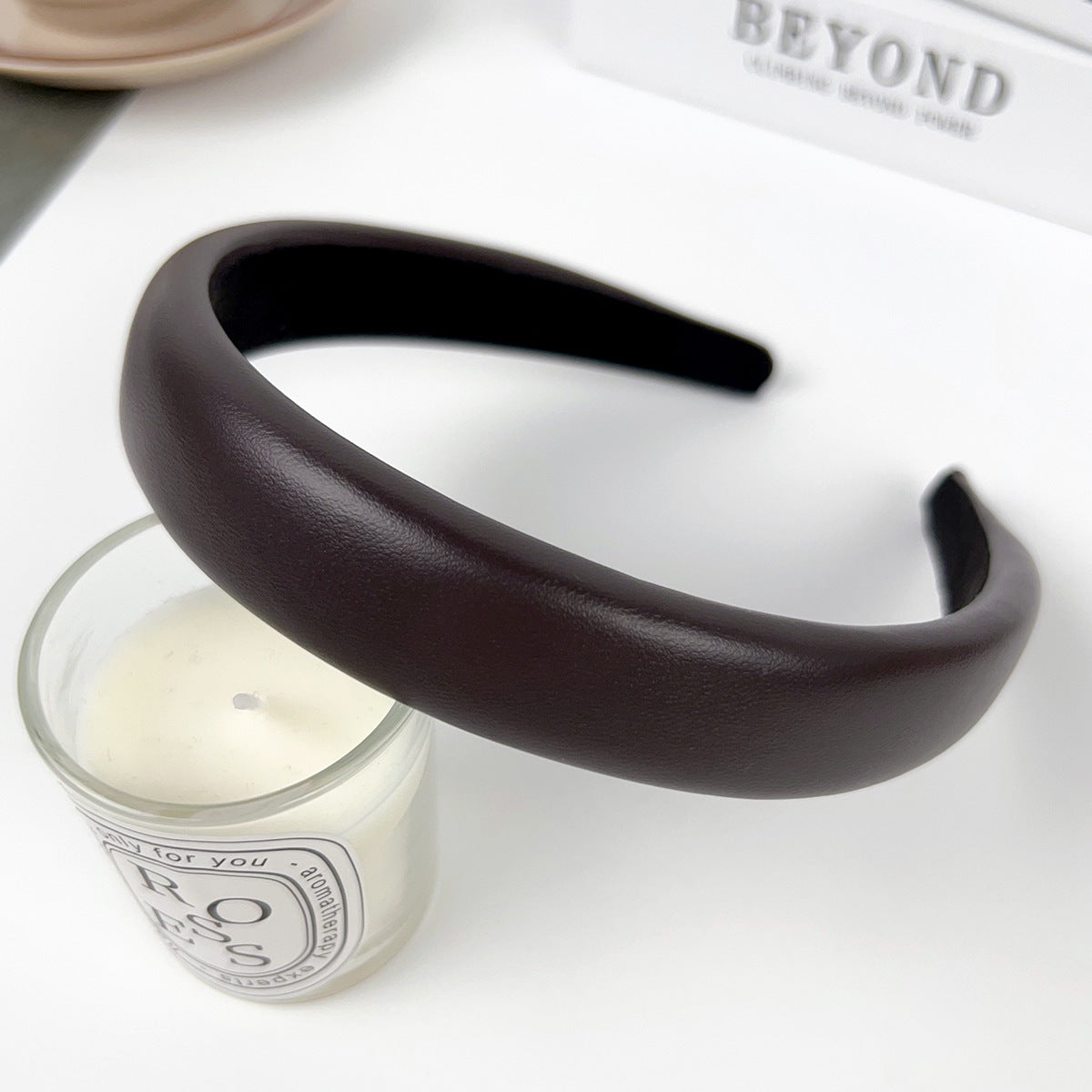 Wholesale Solid Color Wide-brimmed Sponge High Cranial Headband