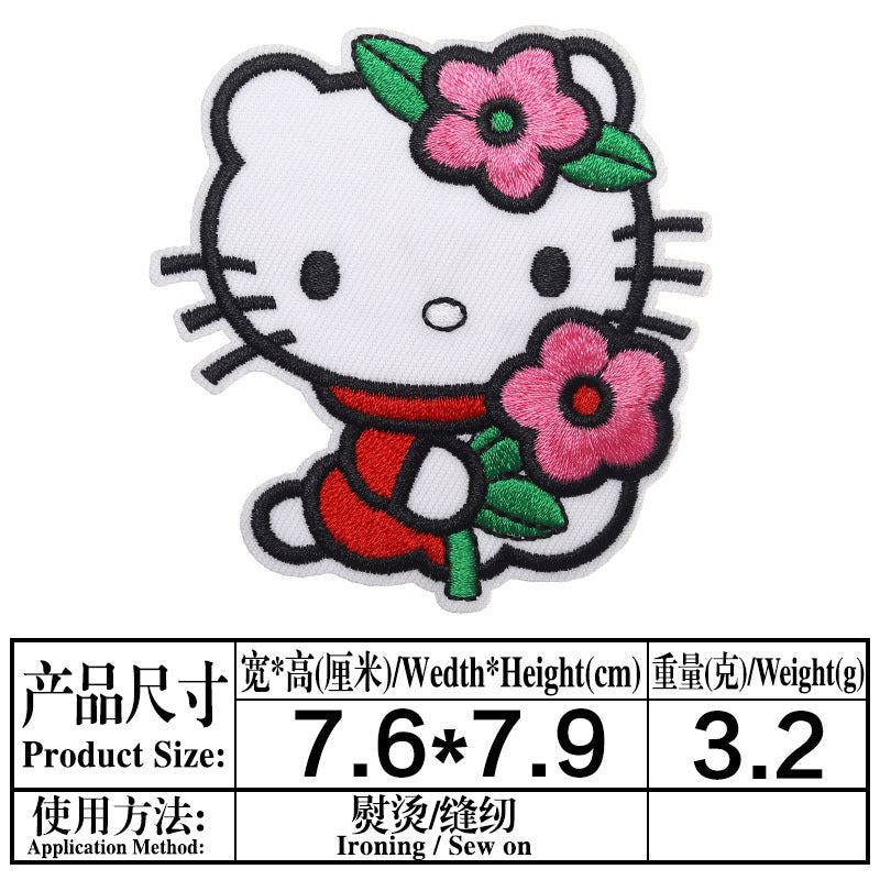 Wholesale DIY patchs cute cat patch children' s clothing bag OLY Exclusive